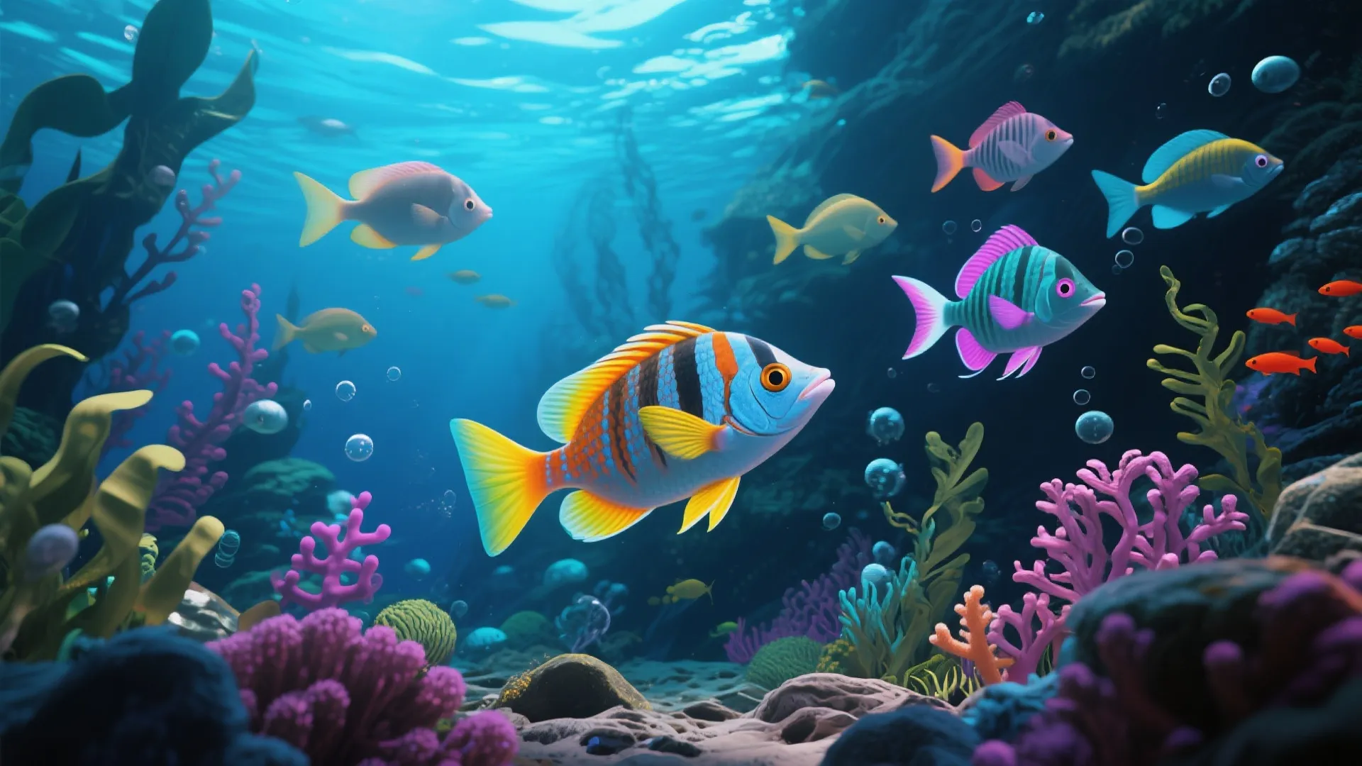 捕鱼之星资源集合 海底世界主视觉